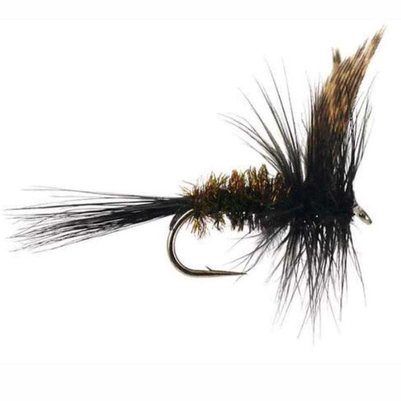 Black and peacock dry fly hackle comparison Black and peacock dry fly hackle comparison